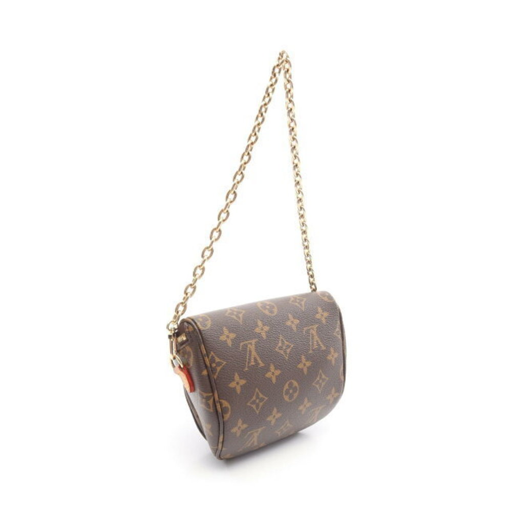 Louis Vuitton Leather Bag Monogram Handbag Bum Brown
